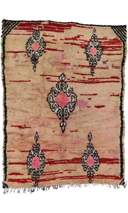 6 x 8 Vintage Moroccan Rug 21422