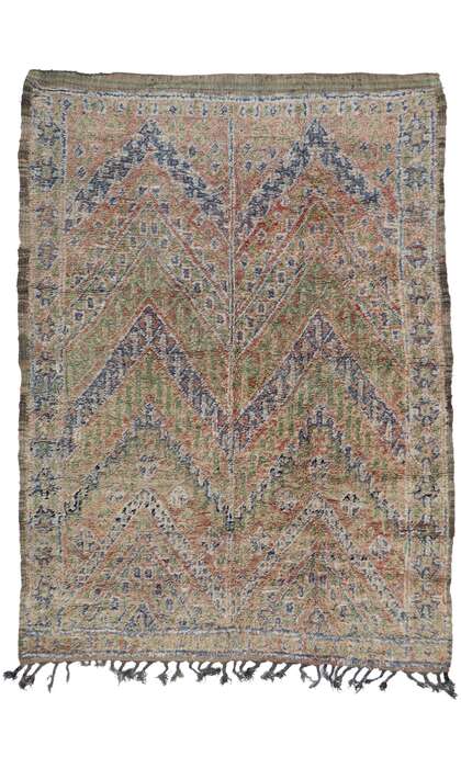 6 x 8 Vintage Moroccan Rug 21428