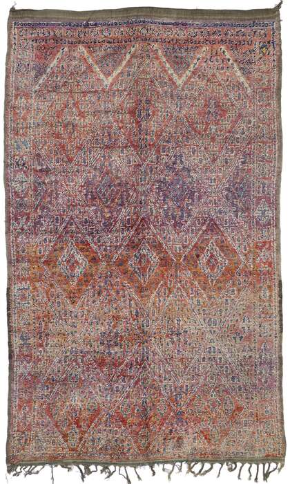 6 x 10 Vintage Beni MGuild Moroccan Rug 21432