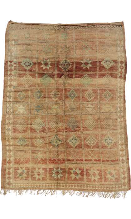 7 x 9 Vintage Moroccan Rug 21442