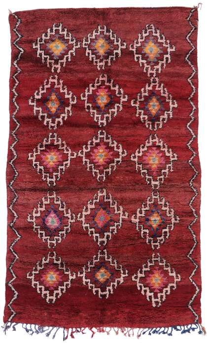 7 x 11 Vintage Moroccan Rug 21527