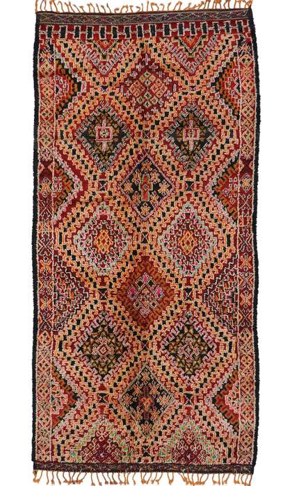 7 x 13 Vintage Moroccan Rug 21226