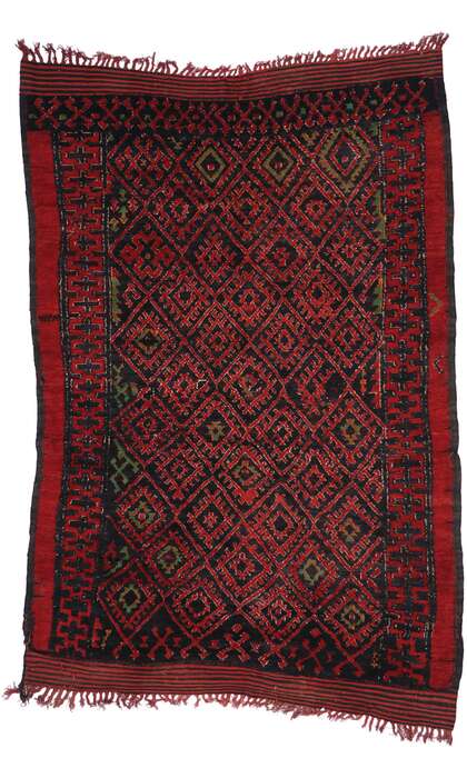 6 x 8 Vintage Moroccan Rug 21239
