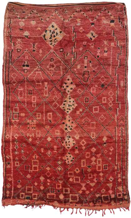 6 x 9 Vintage Moroccan Rug 21315