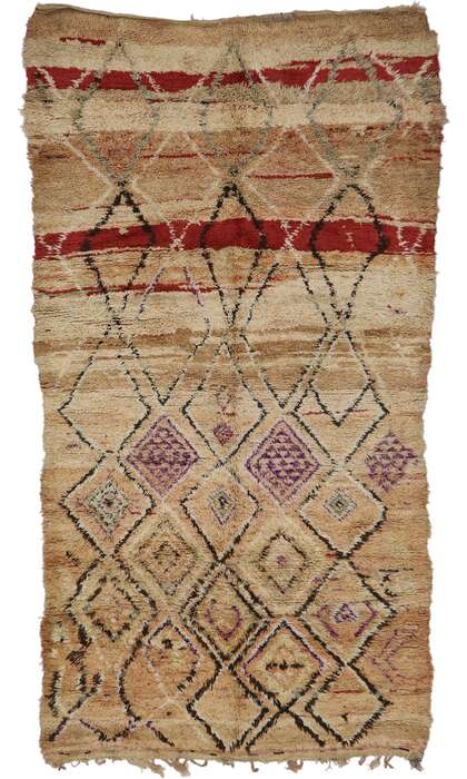 5 x 9 Vintage Moroccan Rug 21316