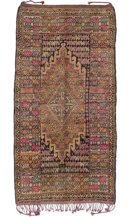 7 x 13 Vintage Moroccan Rug 21490