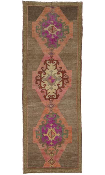 4 x 10 Vintage Turkish Kars Runner 53568