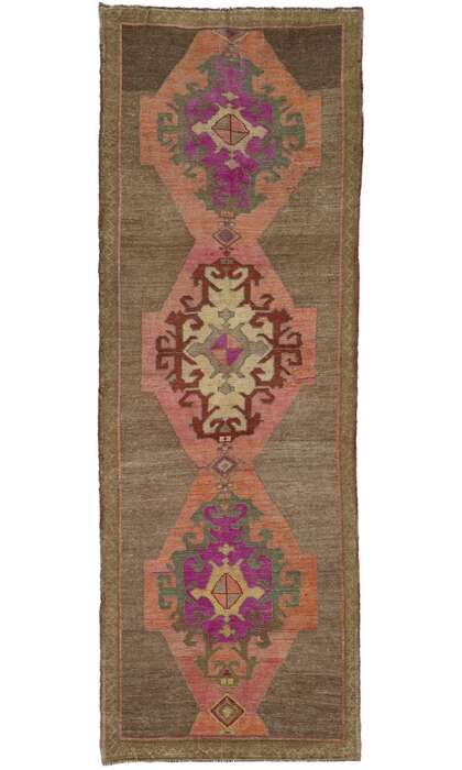 4 x 10 Vintage Turkish Kars Rug 53568