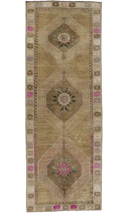 5 x 13 Vintage Turkish Kars Rug 53579