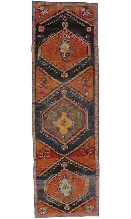 5 x 15 Vintage Turkish Kars Rug 53581