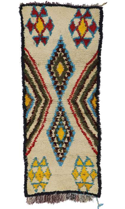 2 x 6 Vintage Berber Moroccan Azilal Rug 21538