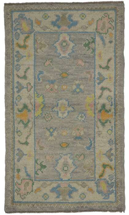 2 x 4 Contemporary Turkish Oushak Rug 53598