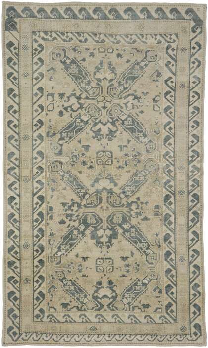 5 x 8 Vintage Turkish Oushak Rug 53625