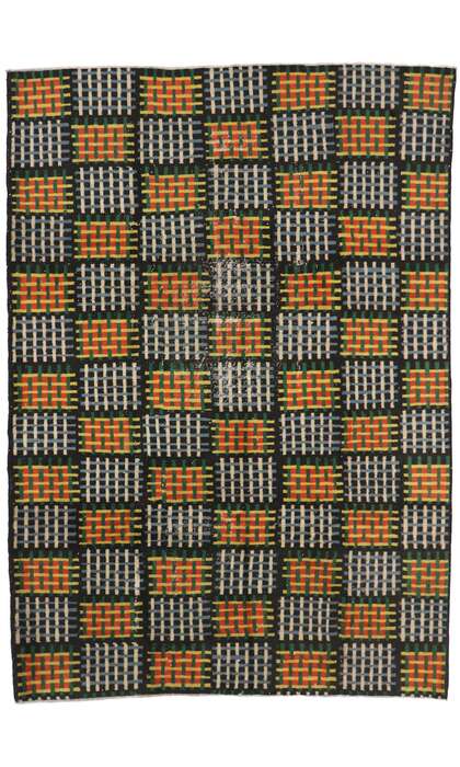 7 x 10 Zeki Muren Vintage Turkish Sivas Rug 53665