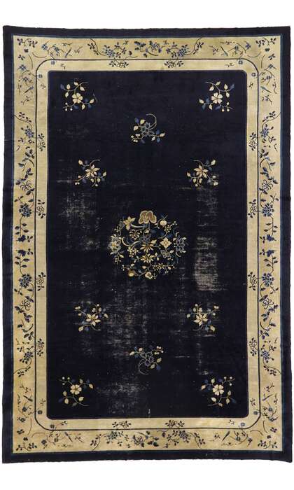 12 x 18 Antique Chinese Peking Rug 78131
