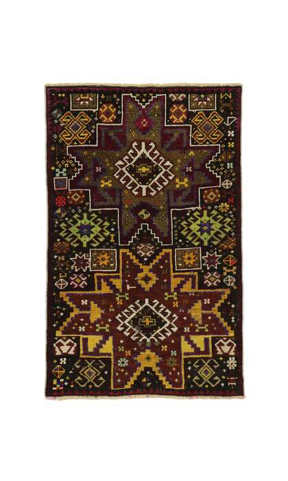 3 x 4 Vintage Turkish Oushak Rug 51764