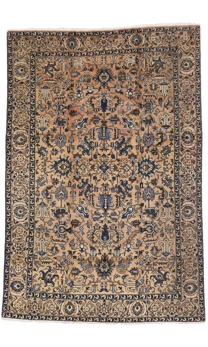 7 x 11 Antique Persian Tabriz Rug 72144