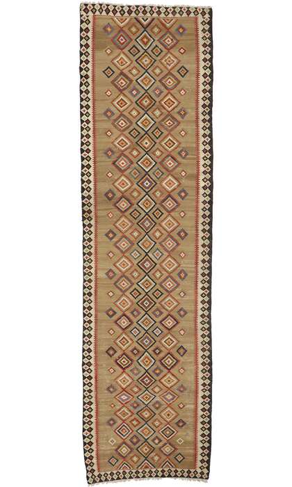 4 x 15 Vintage Turkish Kilim Runner 78016