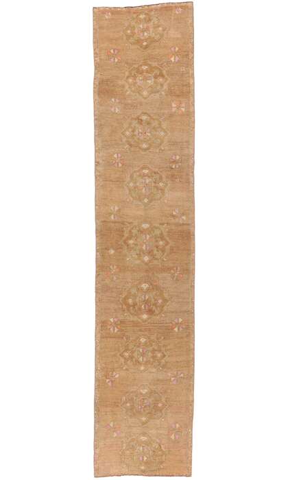3 x 13 Vintage Turkish Oushak Runner 53727