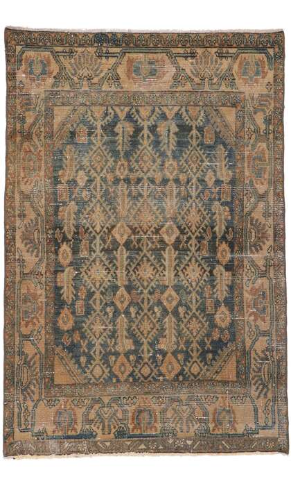 4 x 6 Antique Persian Malayer Rug 53742