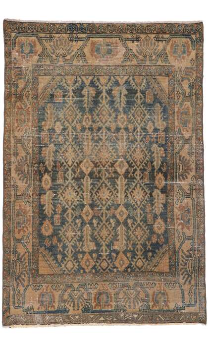 4 x 6 Antique Persian Malayer Rug 53742