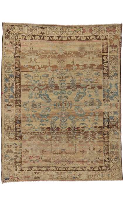7 x 8 Antique Persian Malayer Rug 53754