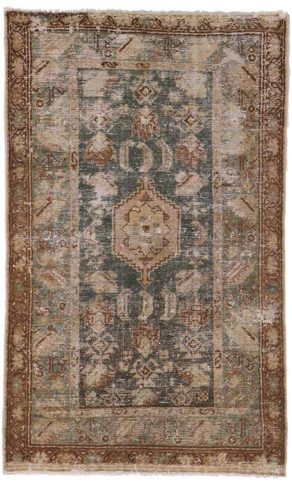 3 x 5 Antique Persian Malayer Rug 53762