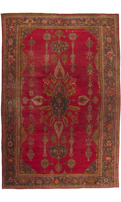 11 x 17 Antique Persian Sultanabad Rug 53766