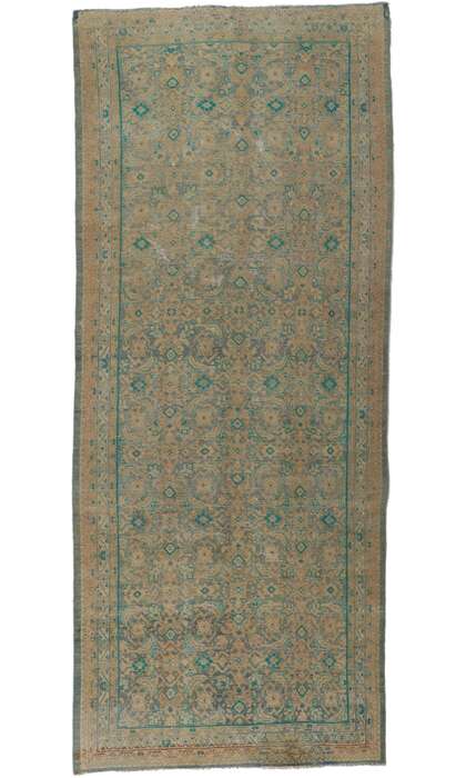 4 x 10 Vintage Persian Tabriz Rug 60985