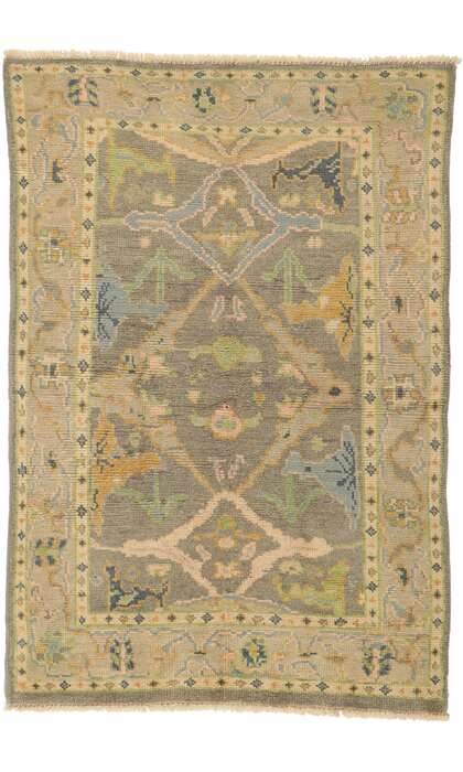 4 x 6 Contemporary Oushak Rug 80682