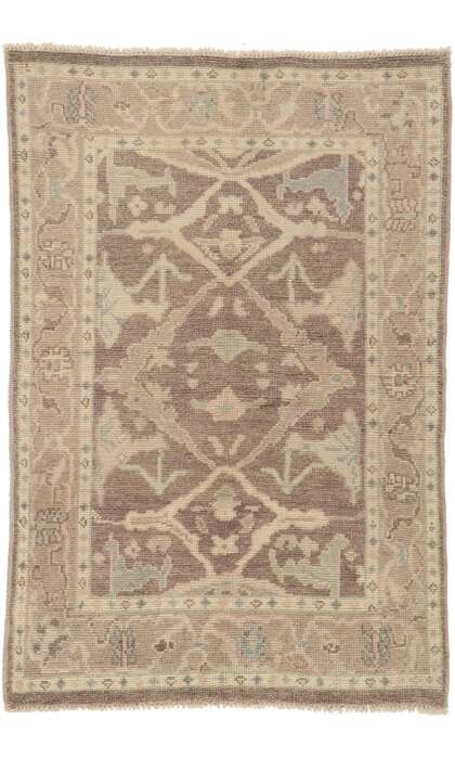 4 x 6 Vintage-Inspired Oushak Rug 80685