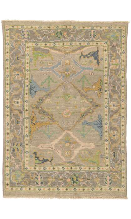 4 x 6 Contemporary Oushak Rug 80691
