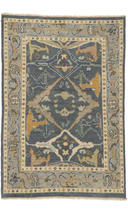 4 x 6 Modern Oushak Rug 80692