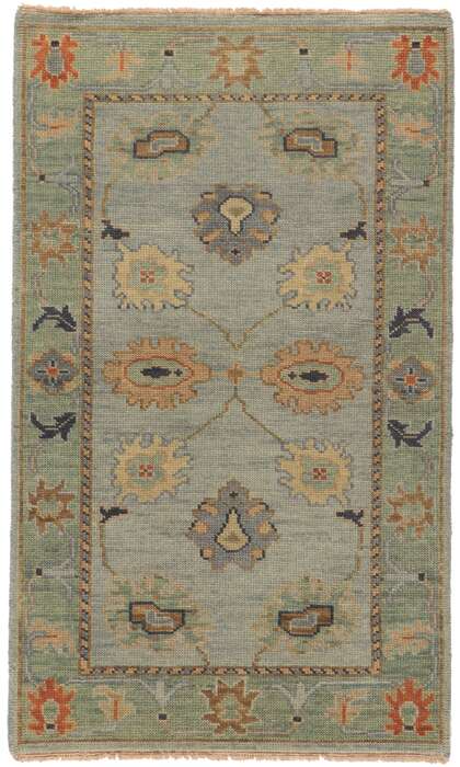 3 x 5 Colorful Oushak Rug 80693