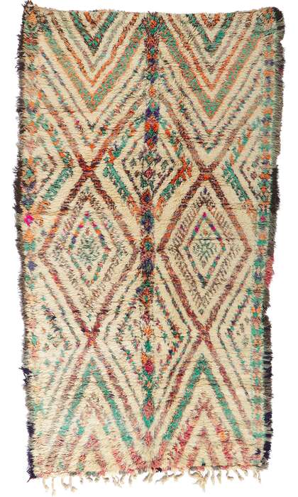 7 x 12 Vintage Beni MGuild Moroccan Rug 21404