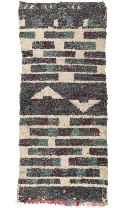 3 x 6 Vintage Berber Moroccan Rug 21602