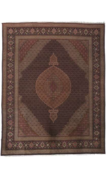 10 x 13 Vintage Persian Tabriz Rug 61005