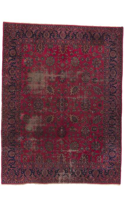 9 x 12 Antique Turkish Sparta Rug 78132