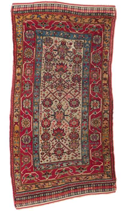 2 x 4 Antique Persian Gashghaie Rug 78158