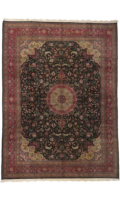 9 x 12 Vintage Chinese Tabriz Rug 78169