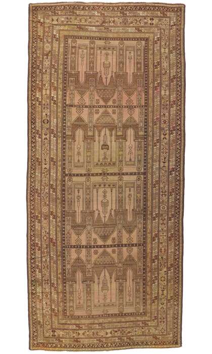 7 x 15 Antique Turkish Prayer Rug 78188