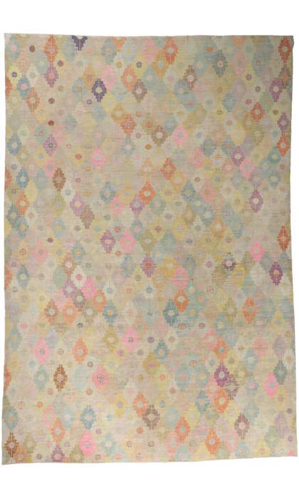 12 x 18 Colorful Oushak Rug 53779