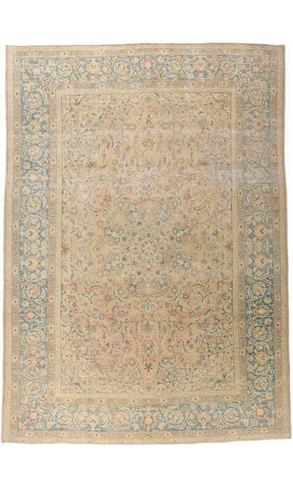 10 x 13 Antique Persian Tabriz Rug 61008