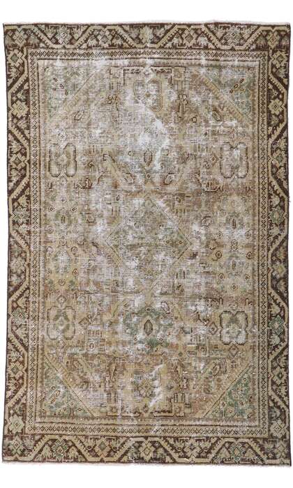 4 x 6 Antique Persian Mahal Rug 61009
