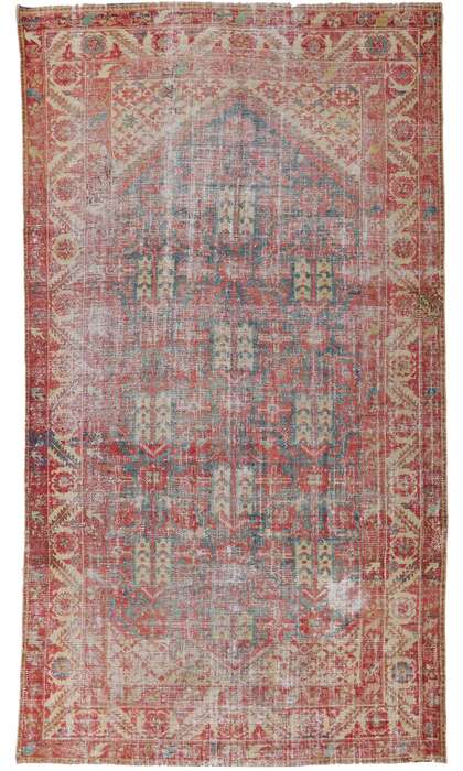 5 x 9 Antique Persian Malayer Rug 61031