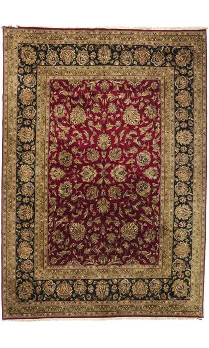 10 x 14 Vintage Indian Rug 78230