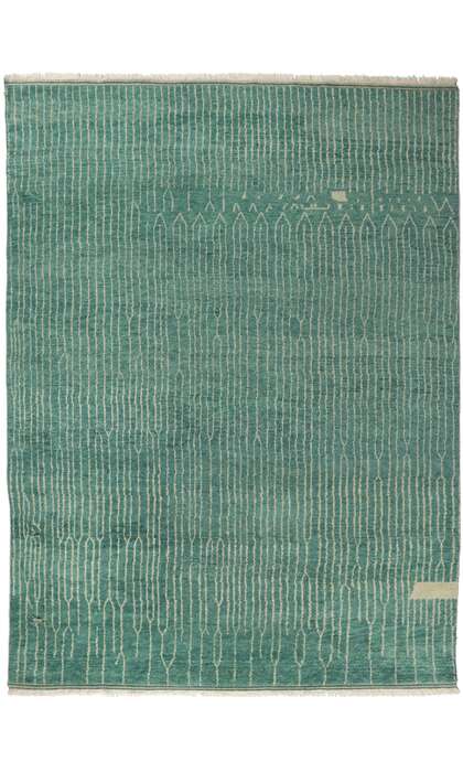 10 x 14 Teal Moroccan Area Rug 30772