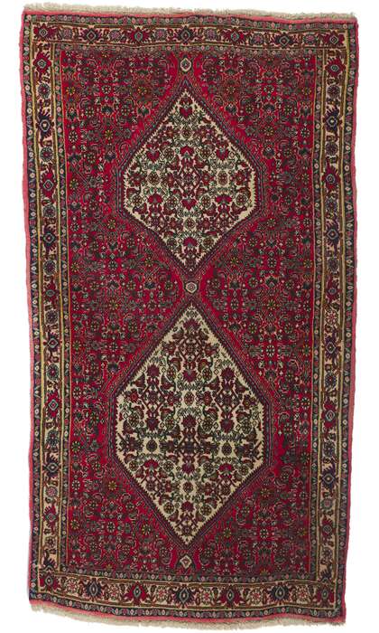 3 x 5 Vintage Persian Bijar Rug 75990