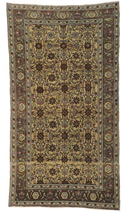 5 x 10 Vintage Turkish Oushak Rug 50215