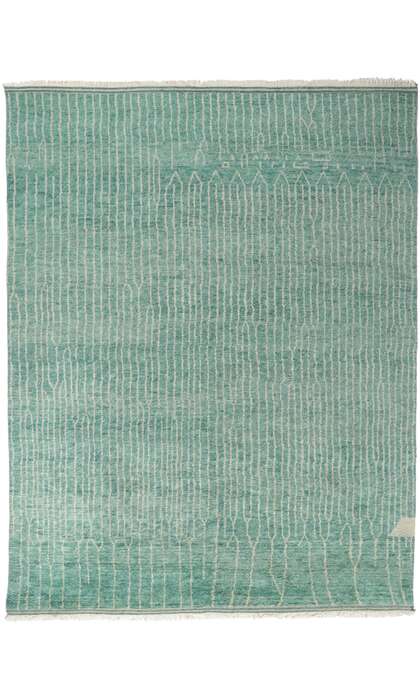 9 x 12 Teal Moroccan Area Rug 30775